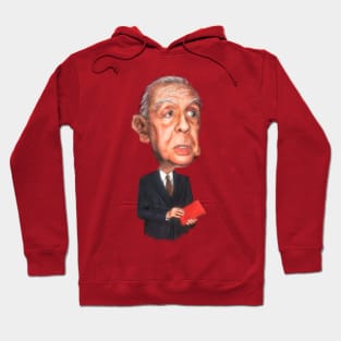 Jorge Luis Borges - Caricatura Hoodie